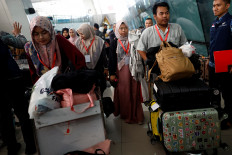 Dozens of Indonesians evacuated from Lebanon arrive home