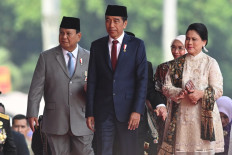 Jokowi, Prabowo have pre-transition dinner meeting