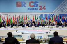 Building BRICS: Government officials attend a plenary session in the outreach/BRICS Plus format at the BRICS summit in Kazan, Russia, on Oct. 24, 2024.
