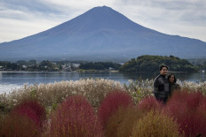 Snow forecast next week on Mount Fuji, at last