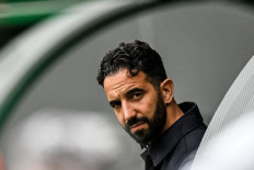Soccer coach Ruben Amorim is pictured before the Portuguese league soccer match between Sporting CP and Portimonense SC at the Jose Alvalade stadium in Lisbon on May 4, 2024. Sporting's Ruben Amorim was named on Nov. 1, 2024 as the new manager of Manchester United, signing a deal until 2027 and will join the club on Nov. 11.