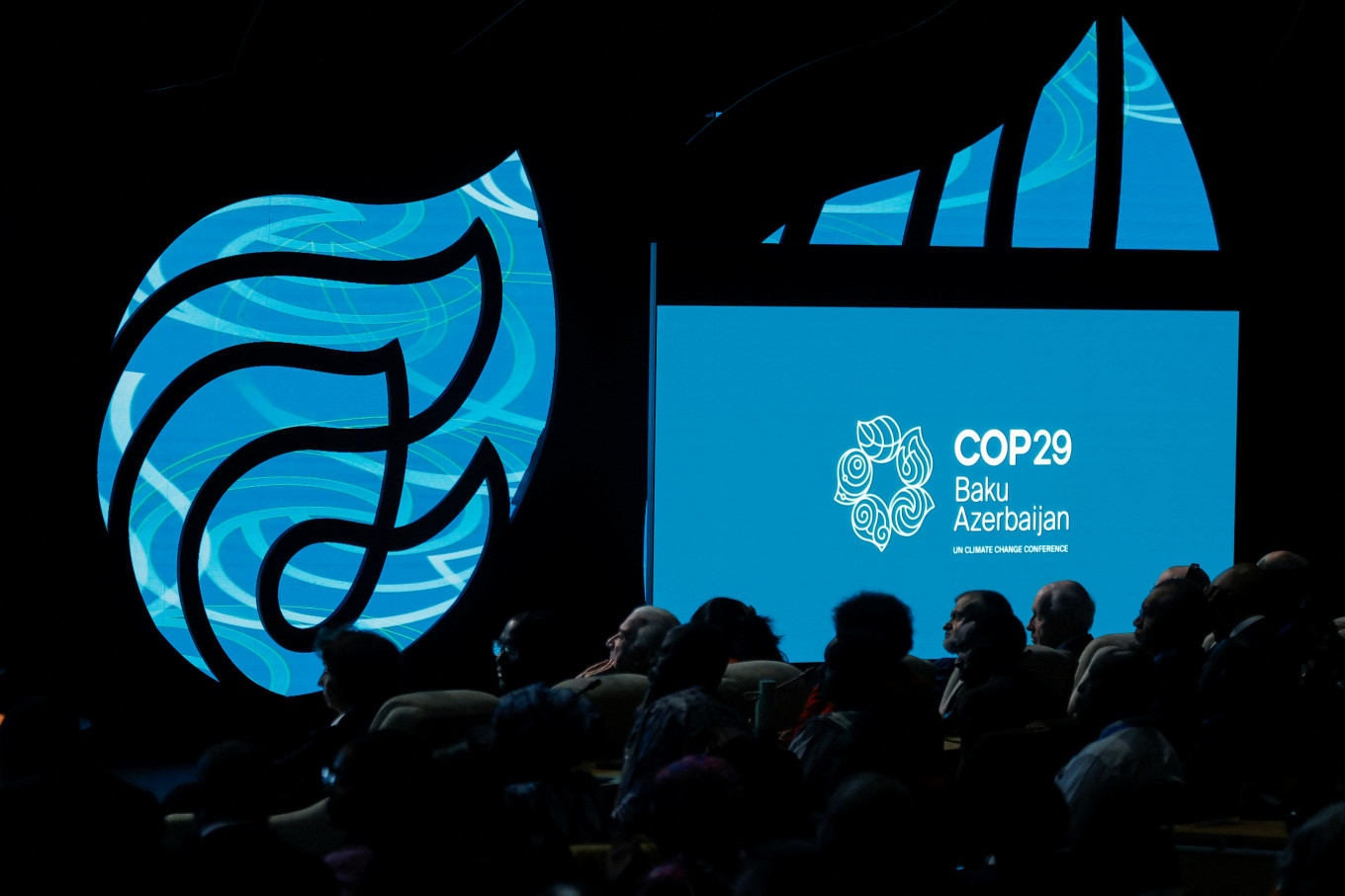 Delegates and other participants attend the opening session of the United Nations Climate Change Conference (COP29) on Nov. 11, 2024, in Azerbaijani capital Baku.