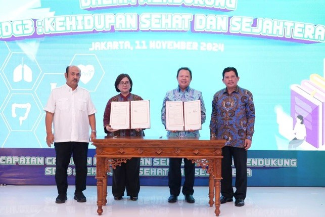 BPJS Kesehatan and Bappenas sign MoU, launch 'Morbidity Tables' book to support SDGs