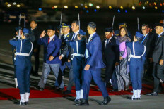 Prabowo lands in Peru for APEC Summit