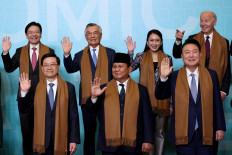 Prabowo calls for free, fair trade at APEC