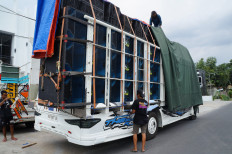 Maximum amplitude: A truck is loaded with massive speakers as part of a traveling horeg sound system in this undated photo. A sound system business owner said event organizers would cover the cost of renovations for any damaged property caused by powerful speakers and subwoofers resulting from horeg setups.