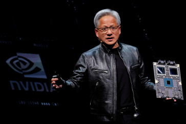 Nvidia CEO Jensen Huang present NVIDIA Blackwell platform at an event ahead of the COMPUTEX forum in Taipei, Taiwan on June 2, 2024.