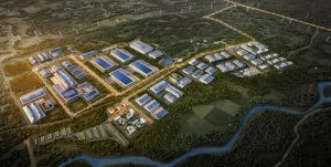 The first phase of Batang integrated industrial zone (KIT) is pictured in Central Java. In total the zone spans 4,300 hectares but only 850 ha have been cleared for development. Phase one’s 450 ha are fully booked, the operator claims, and the remaining land for phase two is now available for sale.