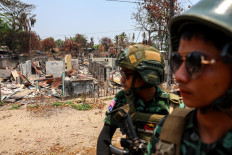 Myanmar military air strike kills dozens in Rakhine village, UN says
