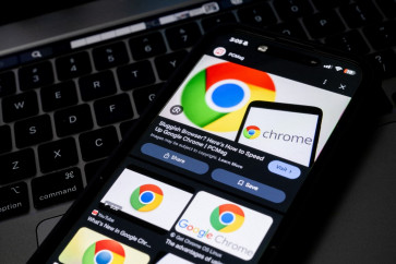 In this photo illustration, Google Chrome logos are displayed on a cell phone on Nov. 21, 2024, in Austin, Texas.