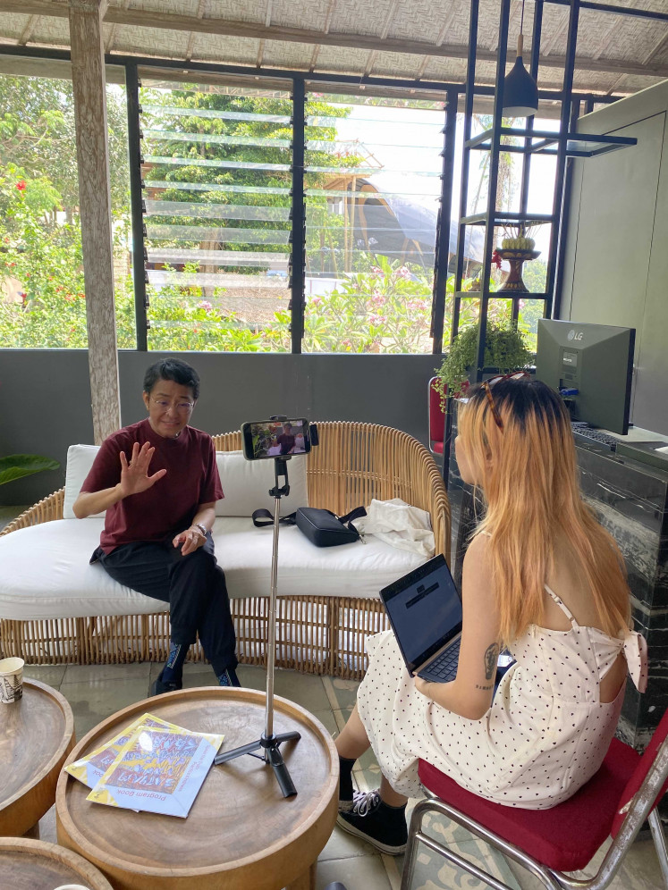 The 2021 Nobel Peace Prize winner shares her thoughts on the challenges facing today’s youth due to social media during an interview on the sidelines of the Ubud Readers and Writers Festival in October 2024.