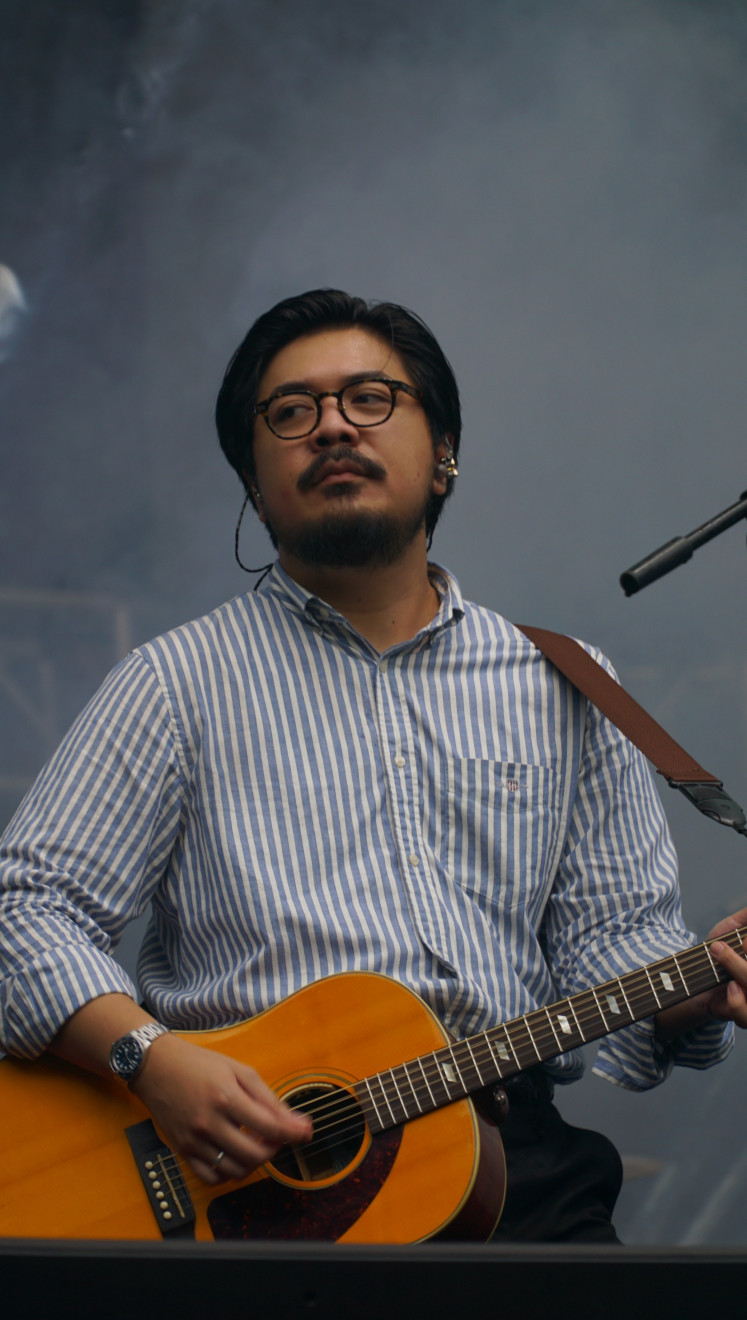 Indie singer-songwriter Bilal Indrajaya.