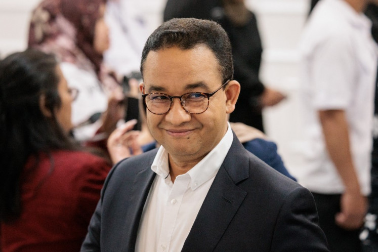 Critical absence: Former Jakarta governor Anies Baswedan leaves on April 24, 2024, after the plenary meeting of the General Elections Commission (KPU) at the commission's office in Jakarta.