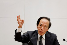 Bank of Japan Governor Kazuo Ueda attends a press conference after a BOJ policy meeting in Tokyo on Dec. 19, 2024. 