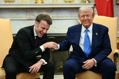 Macron and Trump rekindle Le Bromance -- with a touch of tension