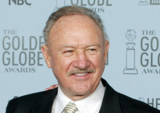 Actor Gene Hackman poses during the 60th annual Golden Globe Awards in Beverly Hills, California, the United States, on Jan. 19, 2003.