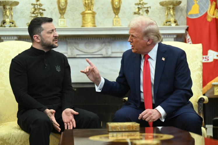Unforgettable clash: United States President Donald Trump and Ukraine's President Volodymyr Zelensky meet on Feb. 28 in the Oval Office of the White House in Washington, DC.