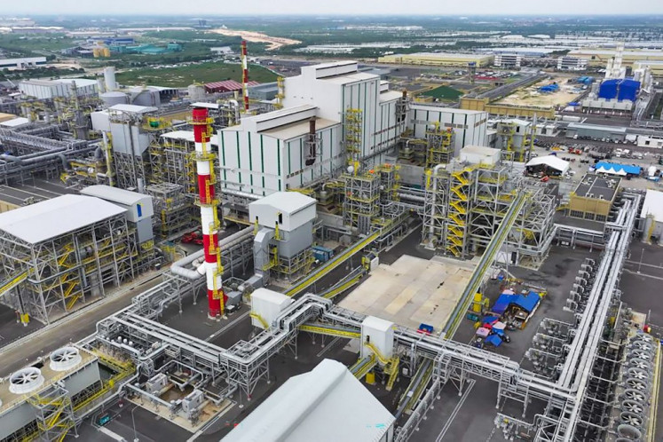 The newly inaugurated Gresik smelter in East Java operated by PT Freeport Indonesia, the world's largest integrated precious metal refinery, appears in this handout photo taken and released on March 17, 2025, by the Executive Office of the President.