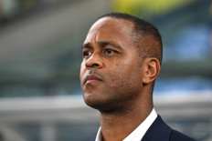 Indonesia's head coach Patrick Kluivert looks on prior to the World Cup 2026 Asian qualifier football match between Australia and Indonesia in Sydney on March 20, 2025. 