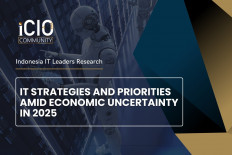 Photo: iCIO Community event poster “IT Strategies and priorities Amid Economic Uncertainty in 2025”