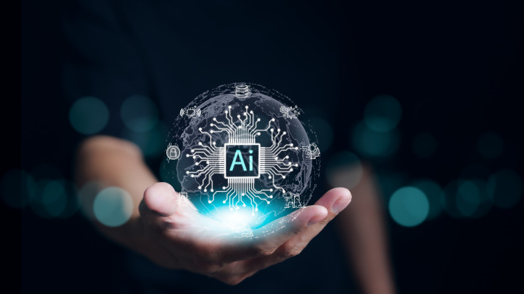 An illustration of artificial intelligence activities. 