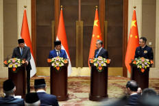 RI, China close ranks at maiden two-plus-two meeting under Prabowo