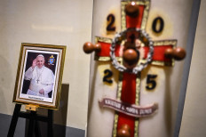 Indonesian entourage for Pope Francis funeral arrives in Rome