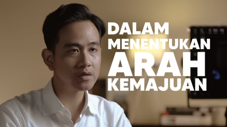 Vice President Gibran Rakabuming Raka appears in a monologue video posted to his YouTube channel, @GibranTV, on April 19, 2025.