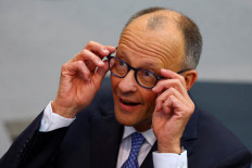 Designated Chancellor Friedrich Merz of the Christian Democratic Union (CDU) reacts on the day of a session of the German lower house of parliament Bundestag, to elect the new German chancellor, in Berlin, Germany May 6, 2025.