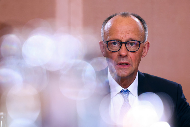 German Chancellor Friedrich Merz attends his first cabinet meeting, at the Chancellery in Berlin, Germany, May 6, 2025.