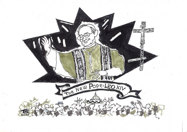 Newly elected Pope Leo XIV