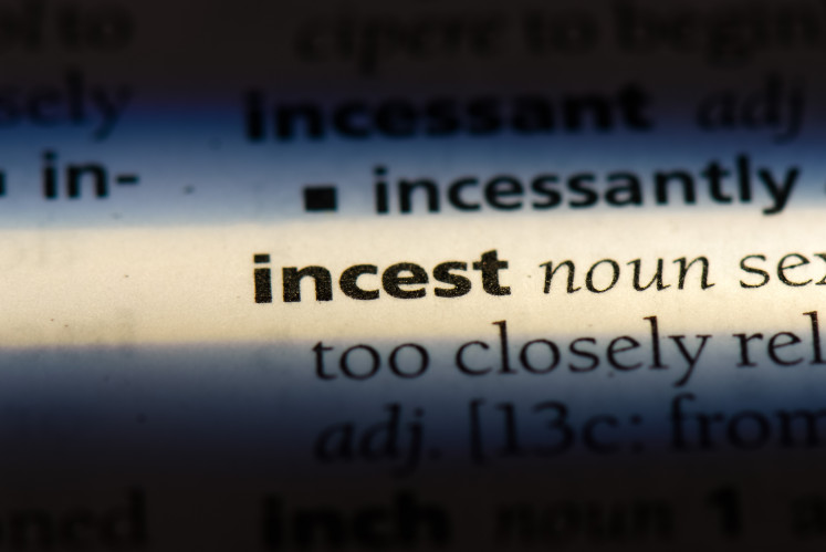 Incest word appears in dictionary.