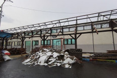 Several classrooms of SLB A Pajajaran in Bandung, West Java, are partially demolished to make way for the Sekolah Rakyat program on May 16, 2025.