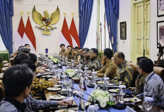 President Prabowo Subianto meets a business delegation from the Federation of Korean Industries (FKI) on April 28, 2025, at the Merdeka Palace in Jakarta.