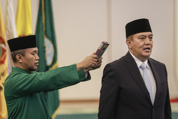 Insp. Gen. Mohammad Iqbal was officially sworn in as the new secretary-general of the Regional Representative Council (DPD) during an inauguration ceremony at Senayan's Parliament Complex in Jakarta, on May 19, 2025.