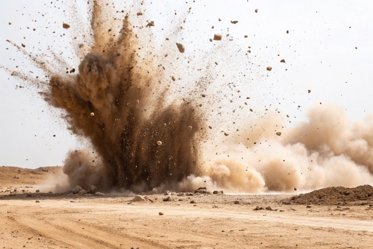 A stock illustration of an explosion.