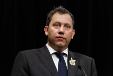 Lars Klingbeil, Federal Minister of Finance and Vice Chancellor of Germany, speaks during a press briefing at the G7 Finance Ministers and Central Bank Governors Meeting in Banff, Alberta, Canada, on May 22, 2025.