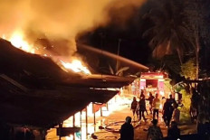 Fire hits dormitory of West Sumatra State Police School in Padang