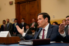 US Secretary of State Marco Rubio testifies at a House Foreign Affairs Committee hearing on US President Donald Trump's State Department budget request for the Department of State, on Capitol Hill in Washington, D.C., United States on May 21, 2025.