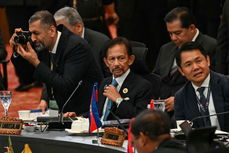 Sultan of Brunei Hassanal Bolkiah attends the 2nd ASEAN-Gulf Cooperation Council (GCC) Summit after the 46th ASEAN Summit in Kuala Lumpur on May 27, 2025. Brunei's Sultan Hassanal Bolkiah was admitted to the National Heart Institute in Kuala Lumpur on May 27, 2025 due to fatigue, Malaysian government sources confirmed to AFP.
