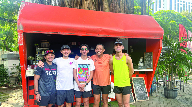 The RPC Running Club and Gudda have grown alongside each other, with the café now serving as the group’s unofficial home base. (Courtesy of Adelia Anjani Putri)