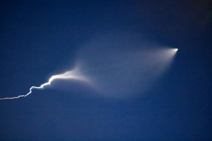 A missile is fired from Iran toward Israel on June 18, 2025, on the sixth day of fighting between the two foes. 