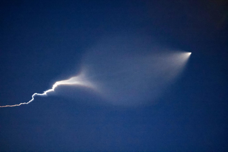 A missile is fired from Iran toward Israel on June 18, 2025, on the sixth day of fighting between the two foes.