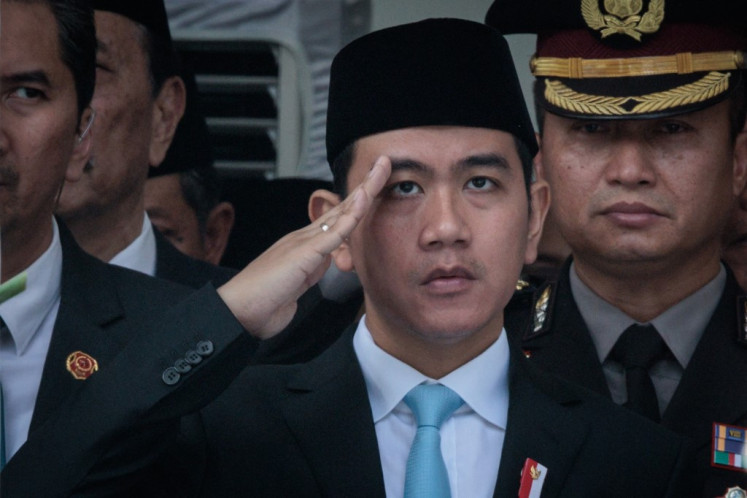 Salute: Vice President Gibran Rakabuming Raka (center) attends the commemoration of Pancasila Day on June 1 at the Pancasila Building, a historic hall within the Foreign Ministry's compound in Jakarta. Pancasila Day celebrates Indonesia's national ideology based on five principles: Belief in one God, just and civilized humanity, national unity, democracy guided by the wisdom of people's representatives and social justice for all Indonesians.