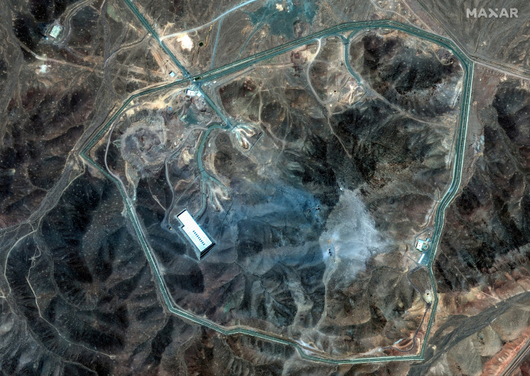 A satellite view shows an overview of Fordow underground complex, after the US struck the underground nuclear facility, near Qom, Iran June 22, 2025.