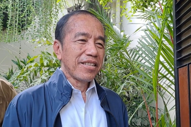 Under the weather: Indonesia’s 7th President, Joko “Jokowi” Widodo, is seen in this undated
photo while reportedly suffering from a skin allergy.