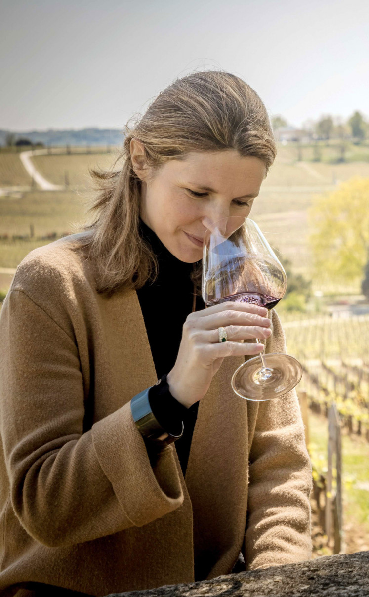 Stéphanie de Boüard-Rivoal, the eighth generation of the Boüard de Laforest family, took over as CEO of Ch'teau Angélus in 2012. (Courtesy of Ch'teau Angélus)