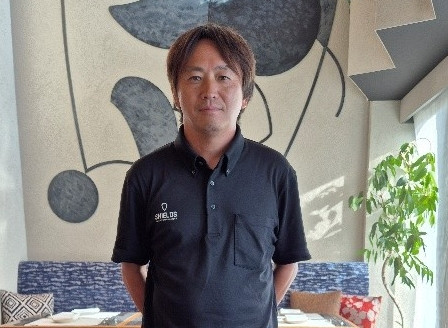 Jun Hashimoto, a former Japanese national team defender, poses during an interview in this undated photo file.