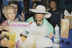 Singer Connie Francis (center) attends the Cousin Brucie Saturday Rock and Roll Party Live from the Silverball Pinball Museum on May 13, 2017 in Delray Beach, Florida, US. 
