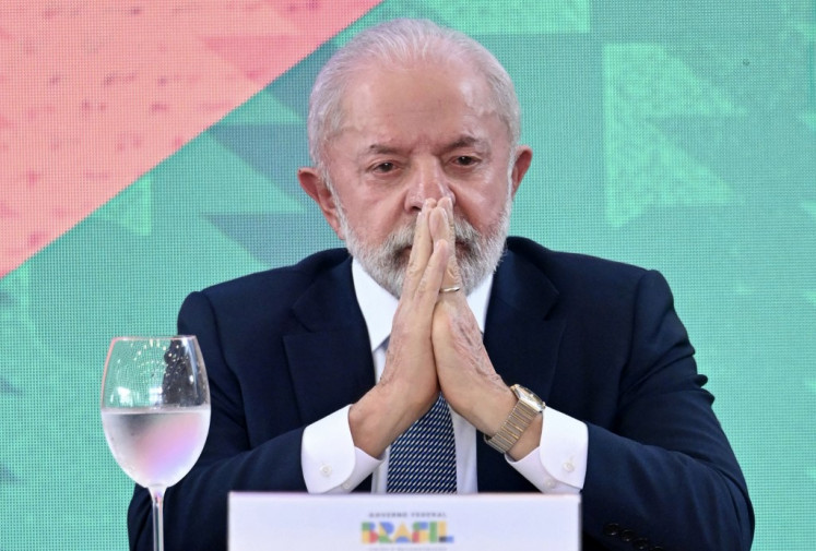 Brazil's President Luiz Inacio Lula da Silva attends the meeting of the Council for Sustainable Economic and Social Development in Brasilia, Brazil on Aug. 5, 2025.